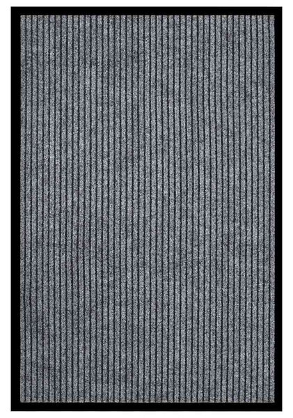 Rohožka pruhovaná šedá 80 x 120 cm 331606