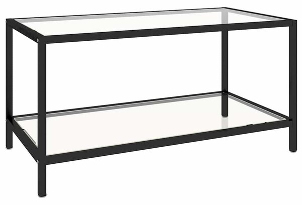 Čajové stolky 2 ks tvrzené sklo průhledné 331613
