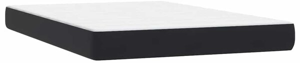 Box spring postel s matrací černá 160x210 cm samet 3317615