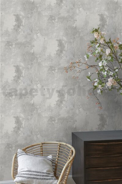 Vliesové tapety na zeď Wanderlust WL1202, rozměr 10,05 m x 0,53 m, beton šedý, Grandeco