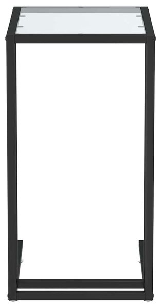 Stolek na notebook průhledný 50 x 35 x 65 cm tvrzené sklo 331649