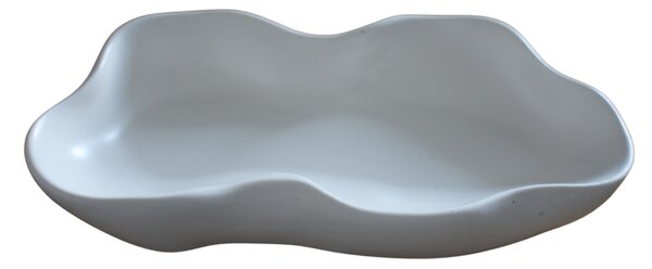VOJA HOME Dekorativní mísa Taleva – 30×16 cm Barva: Bílá