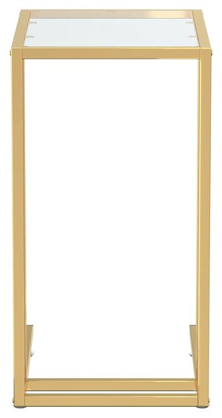 Stolek na notebook průhledný 50 x 35 x 65 cm tvrzené sklo 331645