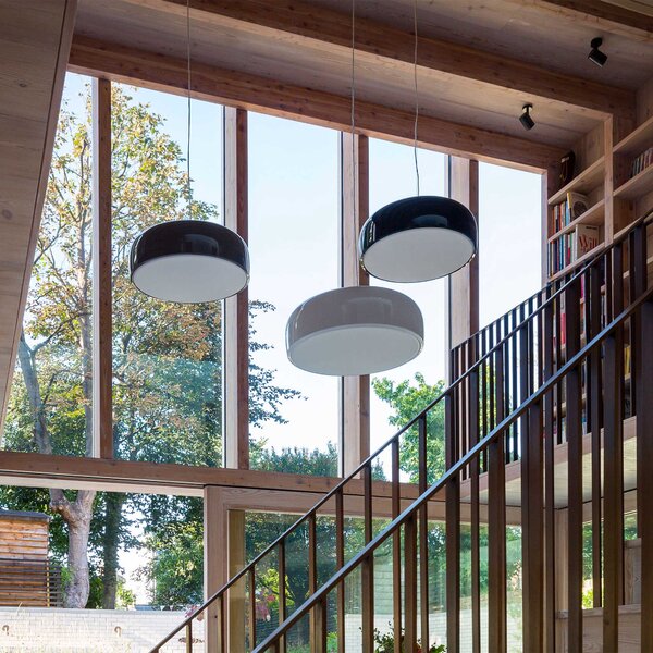 Flos Smithfield E27 závěsné svítidlo Šedá
