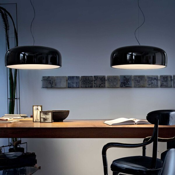 Flos Smithfield E27 závěsné svítidlo Šedá