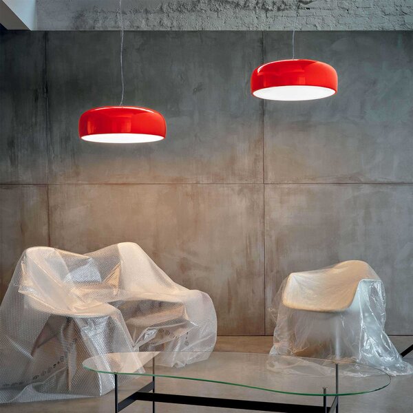 Flos Smithfield E27 závěsné svítidlo Šedá