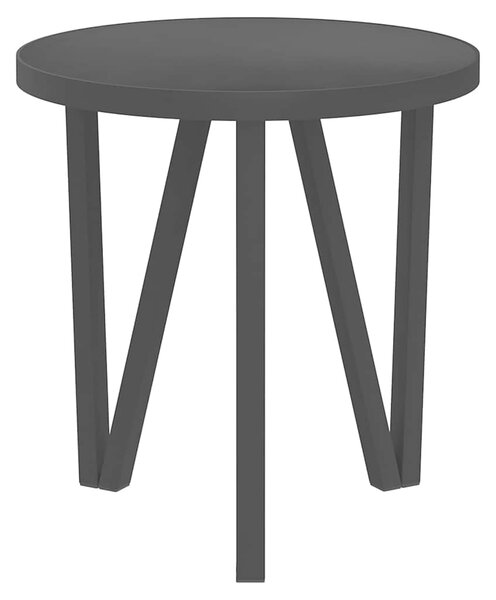 Čajový stolek černý Ø 35 cm MDF 331667