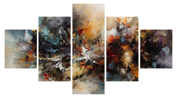 Obraz - Abstraktní grafika (125x70 cm)