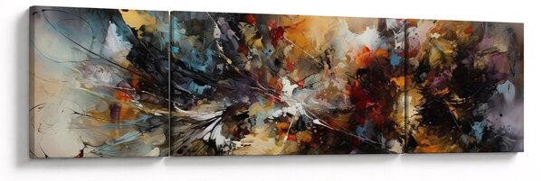 Obraz - Abstraktní grafika (170x50 cm)