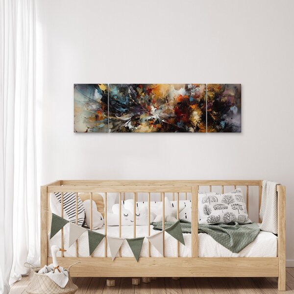 Obraz - Abstraktní grafika (170x50 cm)