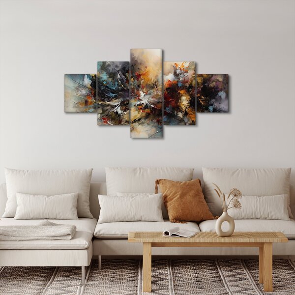 Obraz - Abstraktní grafika (125x70 cm)