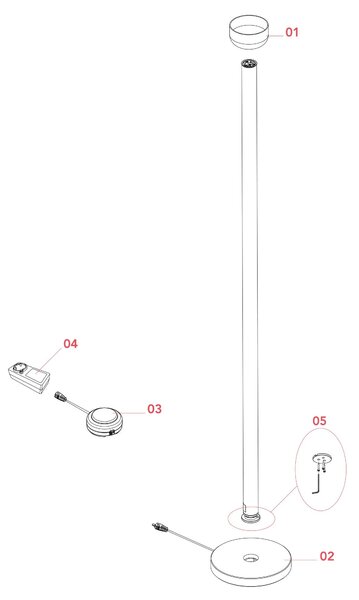 Flos Bellhop LED stojací svítidlo Zelená