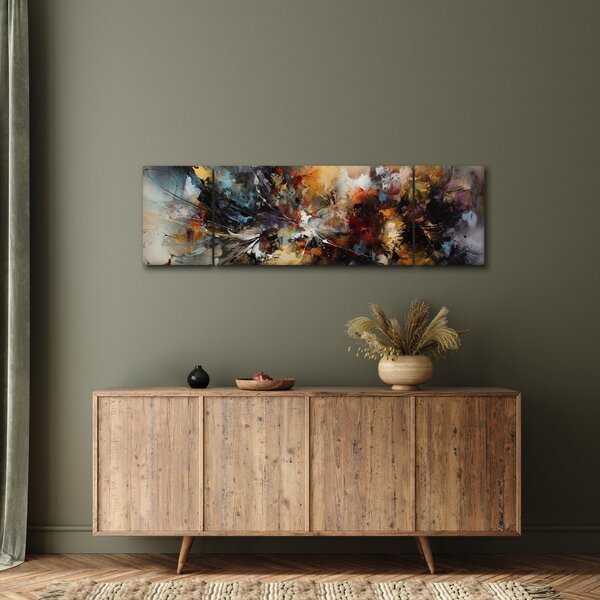 Obraz - Abstraktní grafika (170x50 cm)