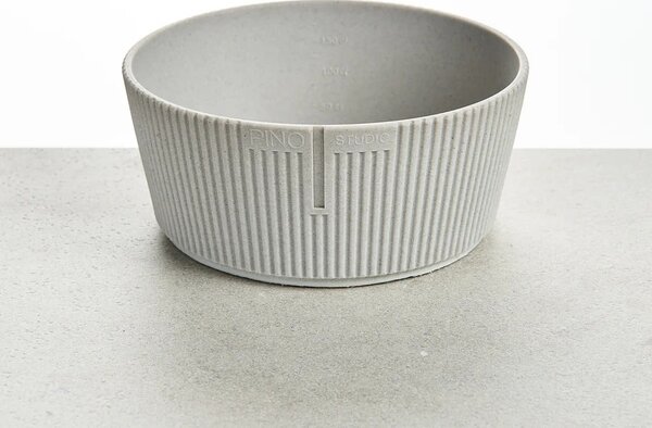 PINO PETS Miska pro psy PINO | jednobarevné provedení Seal Grey | objem 50 / 200 cl | různé velikosti Velikost: S