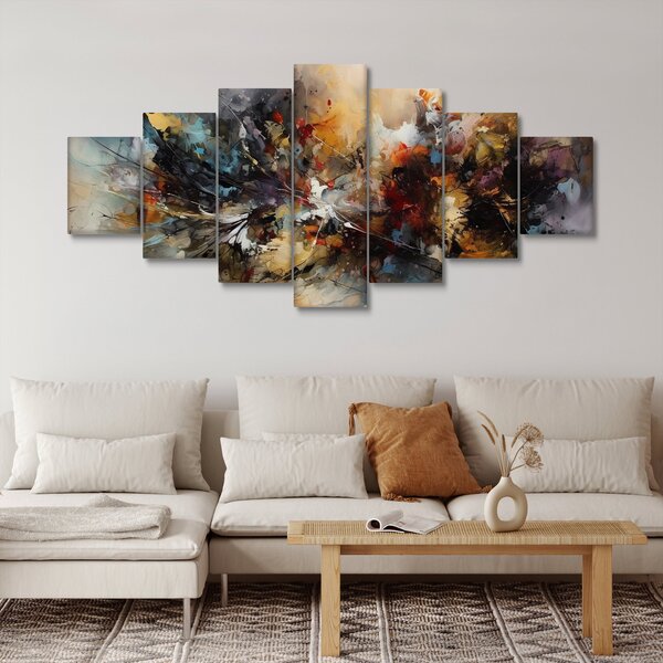 Obraz - Abstraktní grafika (210x100 cm)