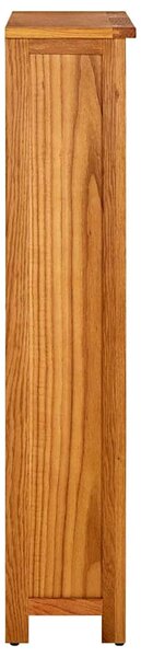 Knihovna se 4 policemi 70 x 22 x 110 cm masivní dubové dřevo 331735