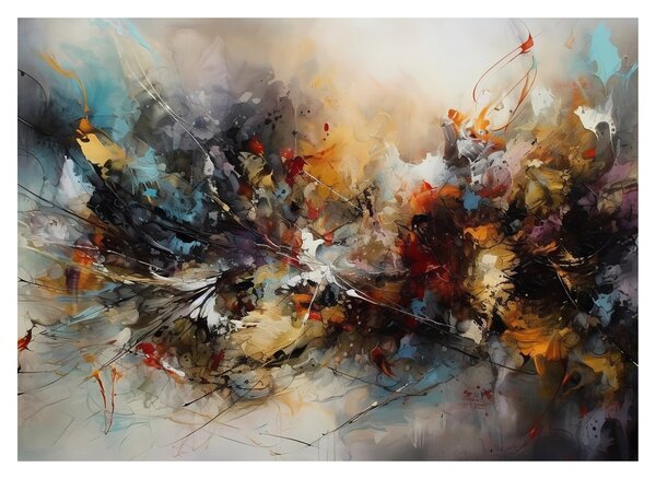 Obraz - Abstraktní grafika (70x50 cm)