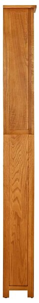 Knihovna se 7 policemi 60x22x200 cm masivní dubové dřevo 331743