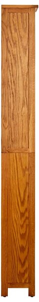 Knihovna se 6 policemi 52x22x180 cm masivní dubové dřevo 331742
