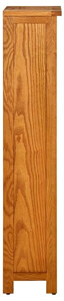 Knihovna se 4 policemi 45 x 22 x 110 cm masivní dubové dřevo 331740