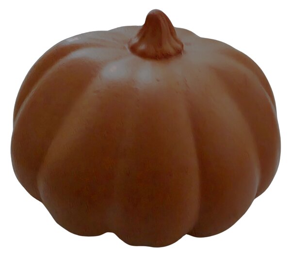 VOJA HOME Dekorativní oranžová dýně velká 400g, průměr 8 cm, výška 5,5 cm, barva marigold