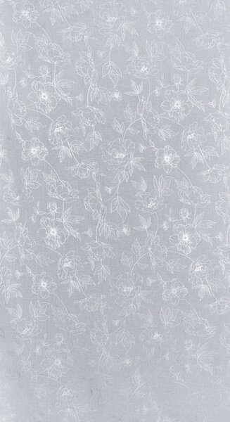 ZÁCLONA NA KROUŽCÍCH BELLE 140X250 CM VZOROVANÁ