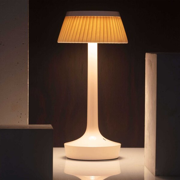 Flos Bon Jour Unplugged LED stolní přenosné svítidlo Šedá