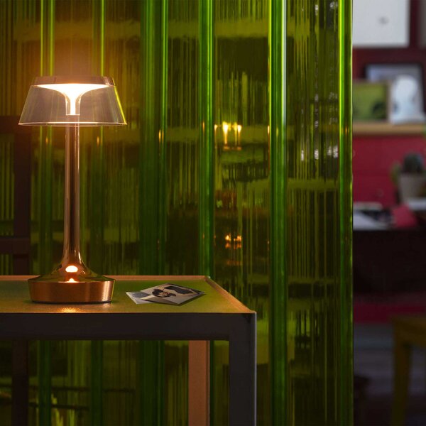 Flos Bon Jour Unplugged LED stolní přenosné svítidlo Šedá