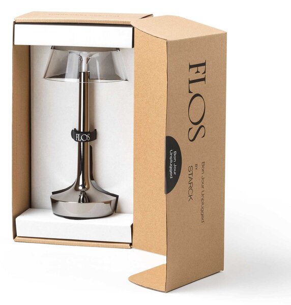 Flos Bon Jour Unplugged LED stolní přenosné svítidlo Šedá