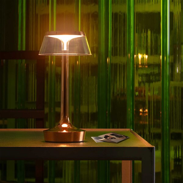 Flos Bon Jour Unplugged LED stolní přenosné svítidlo Šedá