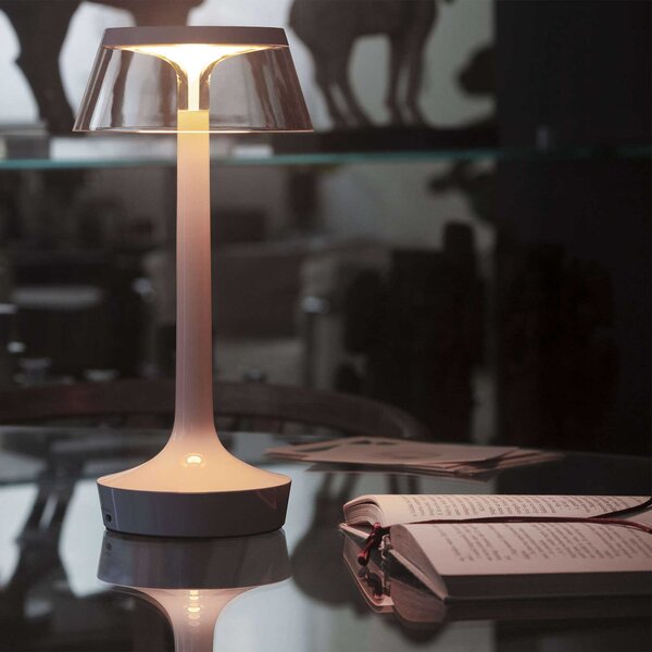 Flos Bon Jour Unplugged LED stolní přenosné svítidlo Šedá