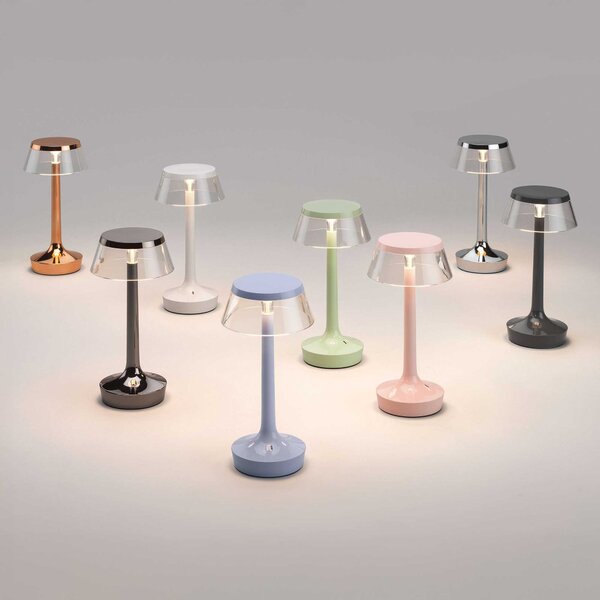 Flos Bon Jour Unplugged LED stolní přenosné svítidlo Šedá