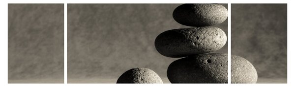 Obraz - Šedé kameny (170x50 cm)