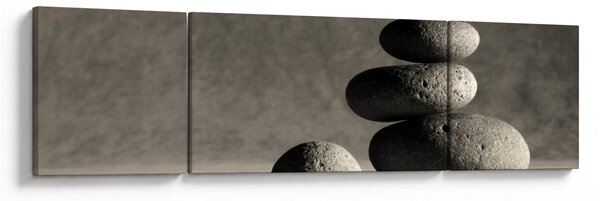 Obraz - Šedé kameny (170x50 cm)