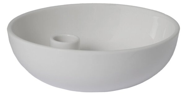 Storefactory Scandinavia Keramický svícen Lidatorp M - Glossy White SF528