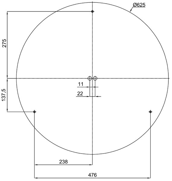 OS TIT73000 TITAN 4 stropní/nástěnné plastové svítidlo bílá IP54 3000 K 100W LED - OSMONT