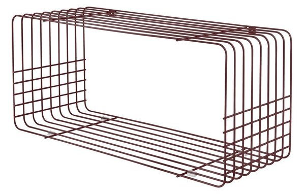Vínová patrová kovová police 70 cm Wire – Mette Ditmer Denmark