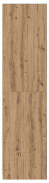 Šatní skříň dub artisan 100 x 50 x 200 cm kompozitní dřevo 3318625