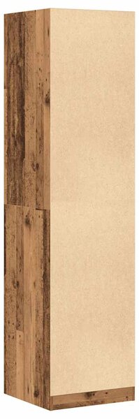 Šatní skříň old wood 50 x 50 x 200 cm kompozitní dřevo 3318628