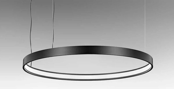 Zava Siom LED závěsné kruhové svítidlo Ø800mmČerná