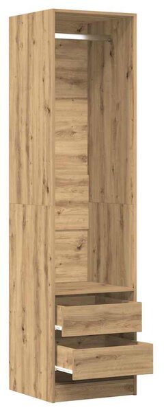 Šatní skříň dub artisan 50 x 50 x 200 cm kompozitní dřevo 3318629