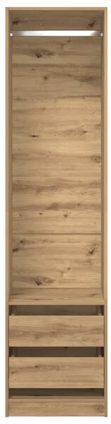 Šatní skříň dub artisan 50 x 50 x 200 cm kompozitní dřevo 3318629