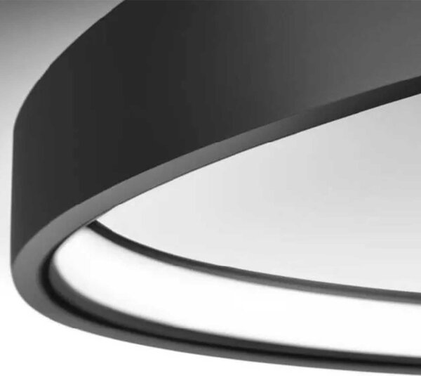 Zava Siom LED závěsné kruhové svítidlo Ø800mmČerná