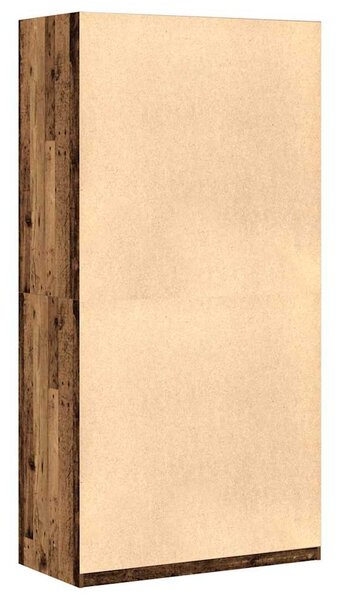 Šatní skříň old wood 100 x 50 x 200 cm kompozitní dřevo 3318624