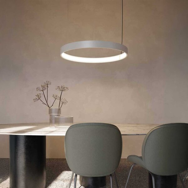 Zava Siom LED závěsné kruhové svítidlo Ø800mmČerná