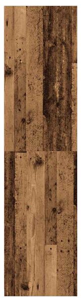 Šatní skříň old wood 100 x 50 x 200 cm kompozitní dřevo 3318624