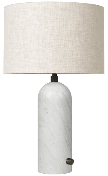 GUBI Mramorová stolní lampa Gravity 65 cm