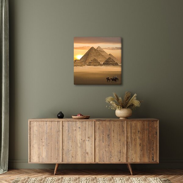 Obraz - Pyramidy (30x30 cm)