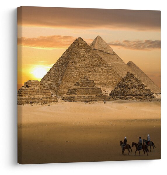 Obraz - Pyramidy (30x30 cm)