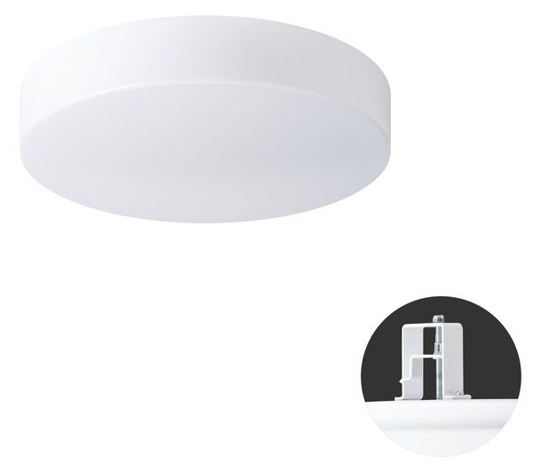OS DEL65570 DELIA V1 stropní/nástěnné plastové polovestavné svítidlo bílá IP44 4000 K 13W LED - OSMONT